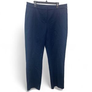 J. Crew Navy Straight Leg Dress Pants size 16 Tall NEW #151